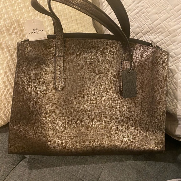 NWT!!! Coach Metallic Graphite 3 piece set firm - Picture 7 of 11